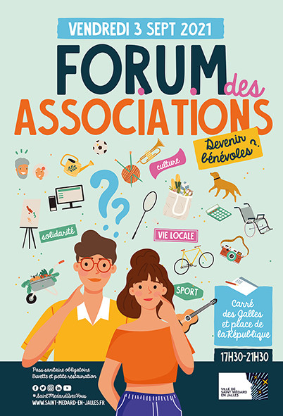 Affiche forum des associations 2021